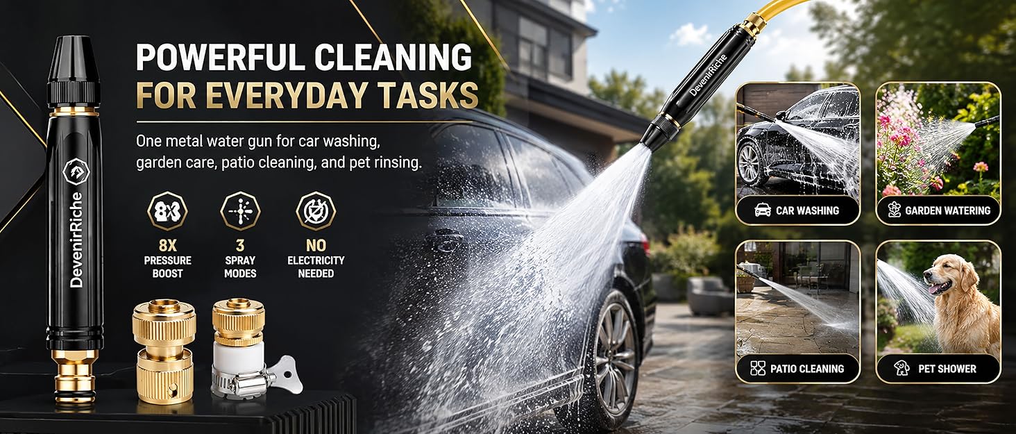 Home High Pressure Car Wash Water Gun