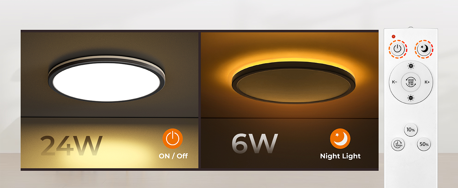 24w close to ceiling light fixtures