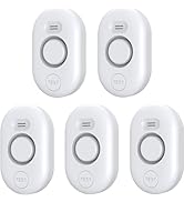 5 Pack Water Leak Detectors, 100dB Water Sensor Alarm, Water Leakage Detection Devices for Home P...