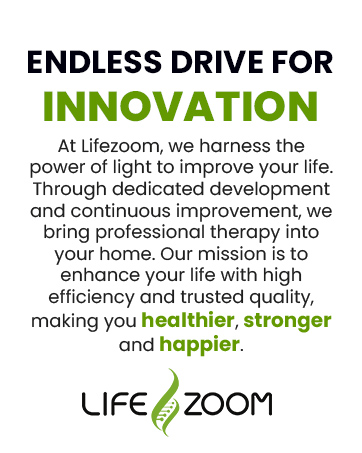 We innovate with red light therapy to improve your health and enhance your life.