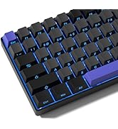 Rainy75 Shine Through Double Shot PBT Keycaps Set, Cherry Profile Custom Keycaps 60 65 75 100 Per...