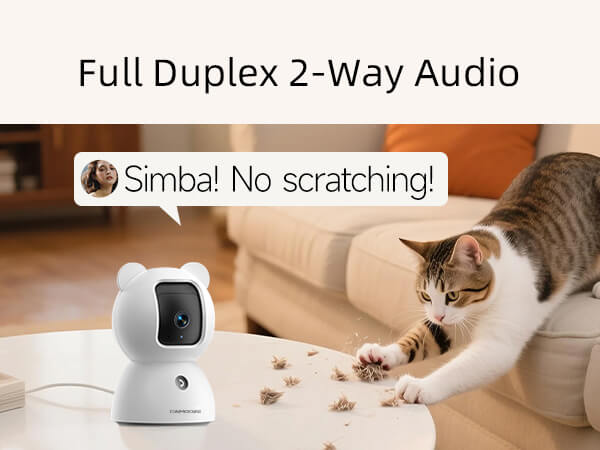 Full Duplex 2-Way Audio