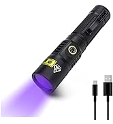 LUXNOVAQ Rechargeable Blood Tracking Light for Hunting, 5000 Lumens LED UV Light for Blood Trails...