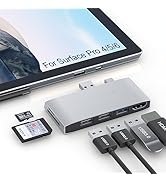 USB 3.0 Surface Pro 6/Pro 5/Pro 4 USB Hub Docking Station 4K HDMI Hub Adapter, SD &amp; TF/Micro SD M...