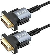 UKYEE DVI to DVI Monitor Cable 6FT, 24+1 DVI-D Dual Link Cable, Digital Video Cable, Male to Male...