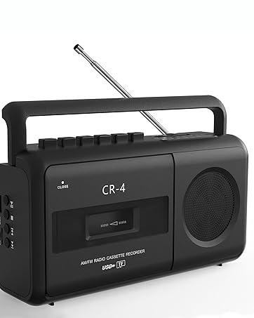 Portable Cassette Tape Player Recorder