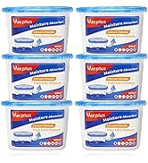 Moisture Absorber Boxes (6 Pack), 10.5 Oz, Vacplus Unscented Moisture Absorber, Humidity Absorber...