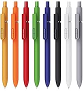 Gel Pens, 8 Pcs Quick Dry Black Ink Pen Fine Point 0.5mm Smooth Writing Pen, Large Capacity Long ...