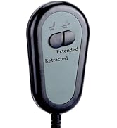 SZAWINLI Gourd Shaped 2Key Recliner Switch Controller, 5Pin Plug Fixed Replacement Compatible wit...