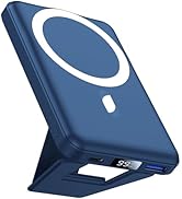 AOGUERBE for Magsafe Power Bank, 10000mAh Foldable Magnetic Battery Pack with LED Display, 3 in 1...