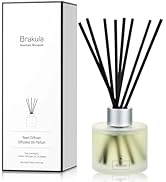 Brakula Reed Diffuser Set, 100ml Bamboo &amp; White Tea Scented Essential Oil Diffuser, Home Fragranc...