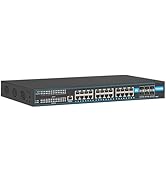TEROW 30 Port Multi-Gigabit L3 Managed Switch| 24 x 2.5G Ethernet Ports, 6 x 10G SFP+ Ports| 240G...