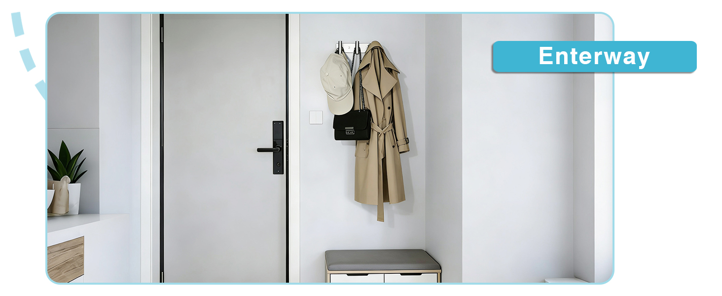 Alise Coat Hooks Hat and Coat Rack