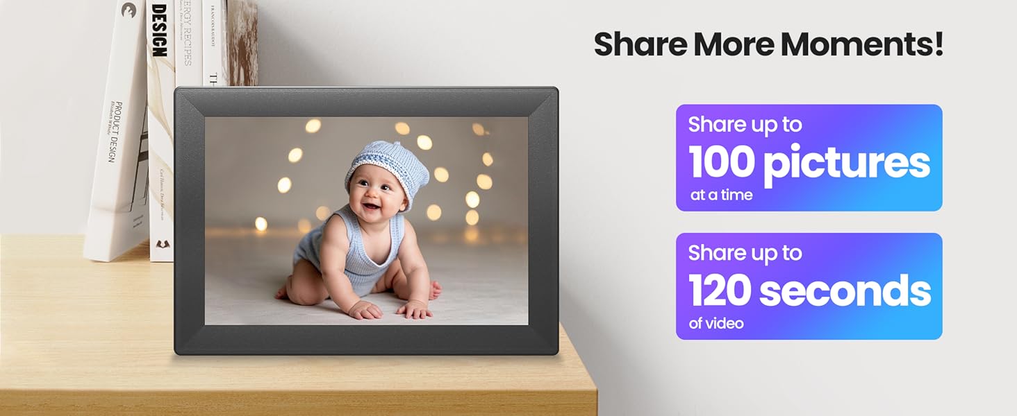 Digital picture frame wifi samrt Eletric photo frame Uhale 10.1 inch