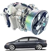 YzusGomumu Car AC Compressor Compatible with 2006 2007 2008 2009 2010 2011 Honda Civic 1.8L Air C...