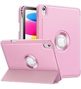 MoKo for iPad 10th Generation 10.9 Inch Case 2022 with Pencil Holder, Smart Trifold Protective iP...
