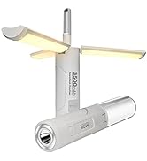 Folding LED Camping Lantern Flashlight, DIBMS 2-Pack USB Rechargeable Collapsible Waterproof Tent...