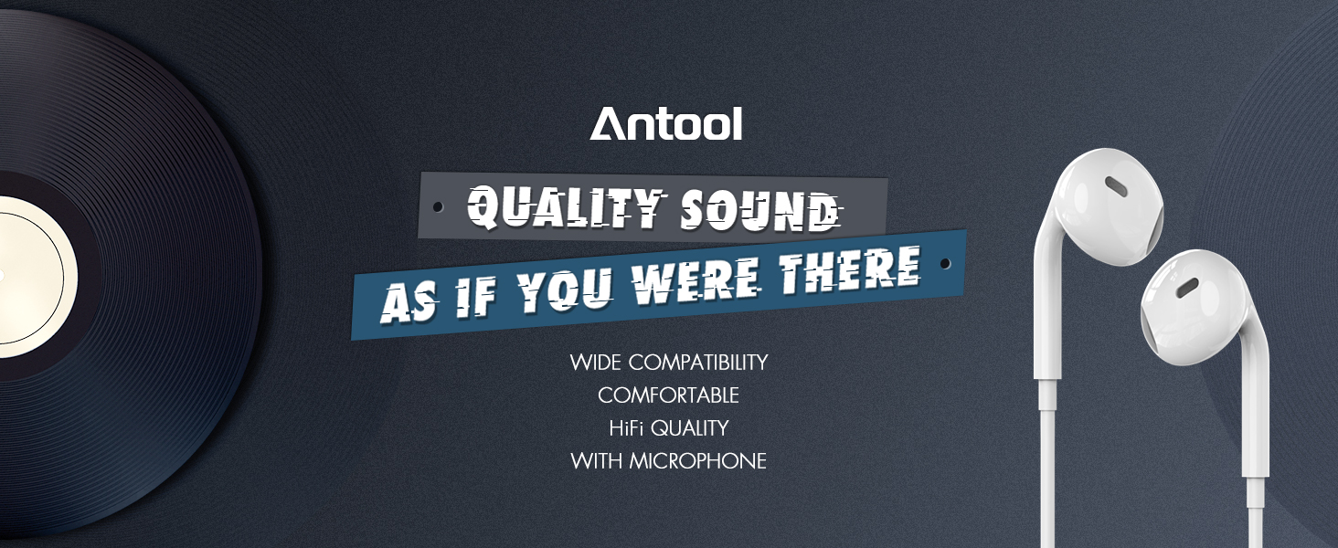Antool Wired Earbuds