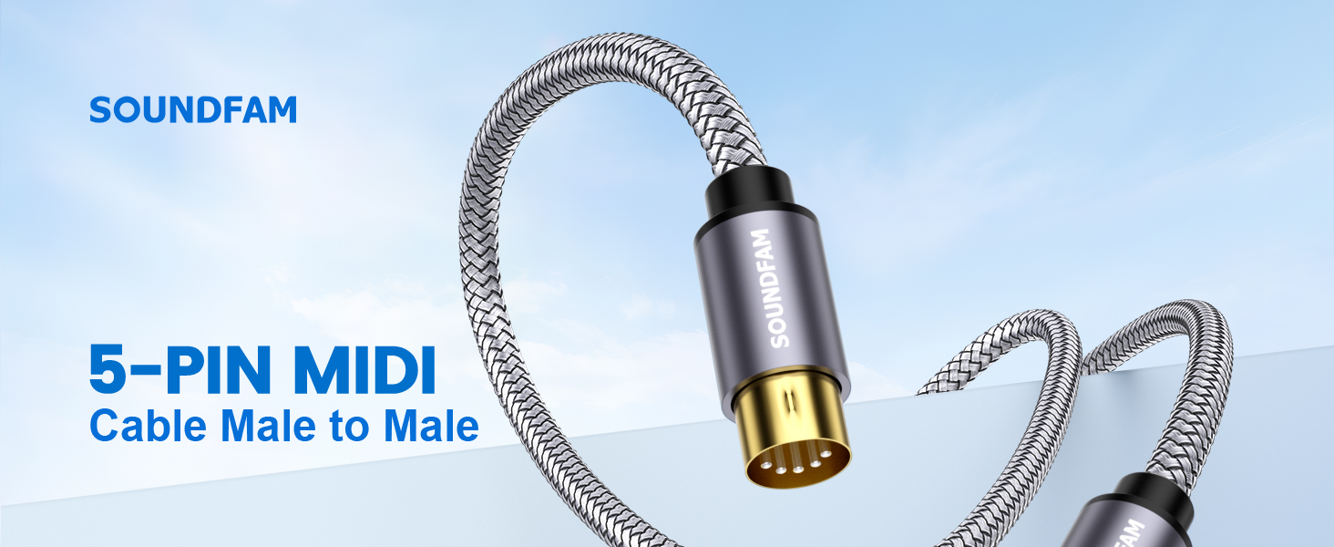 MIDI cable male to male