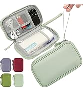 CAAORDKSO Small Cable Organizer Bag, Travel Cord Charger Organizer Case Waterproof Accessories Po...