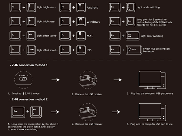 wireless gaming keyboard