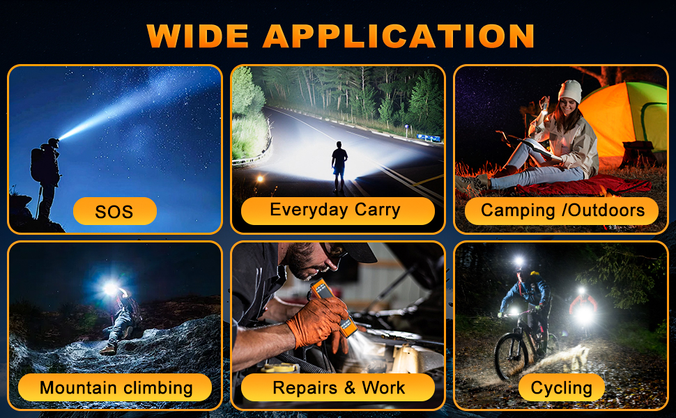 edc flashlight rechargeable compact flashlight