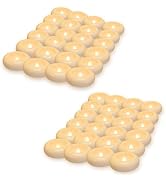 Aignis 48pcs Flameless LED Floating Candles, 120+ Hours Glow Time, 3 Inch Plastic Battery Operate...