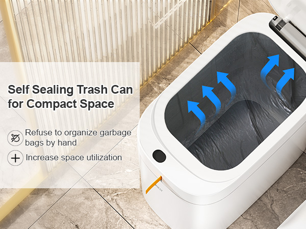  automatic touchless trash can