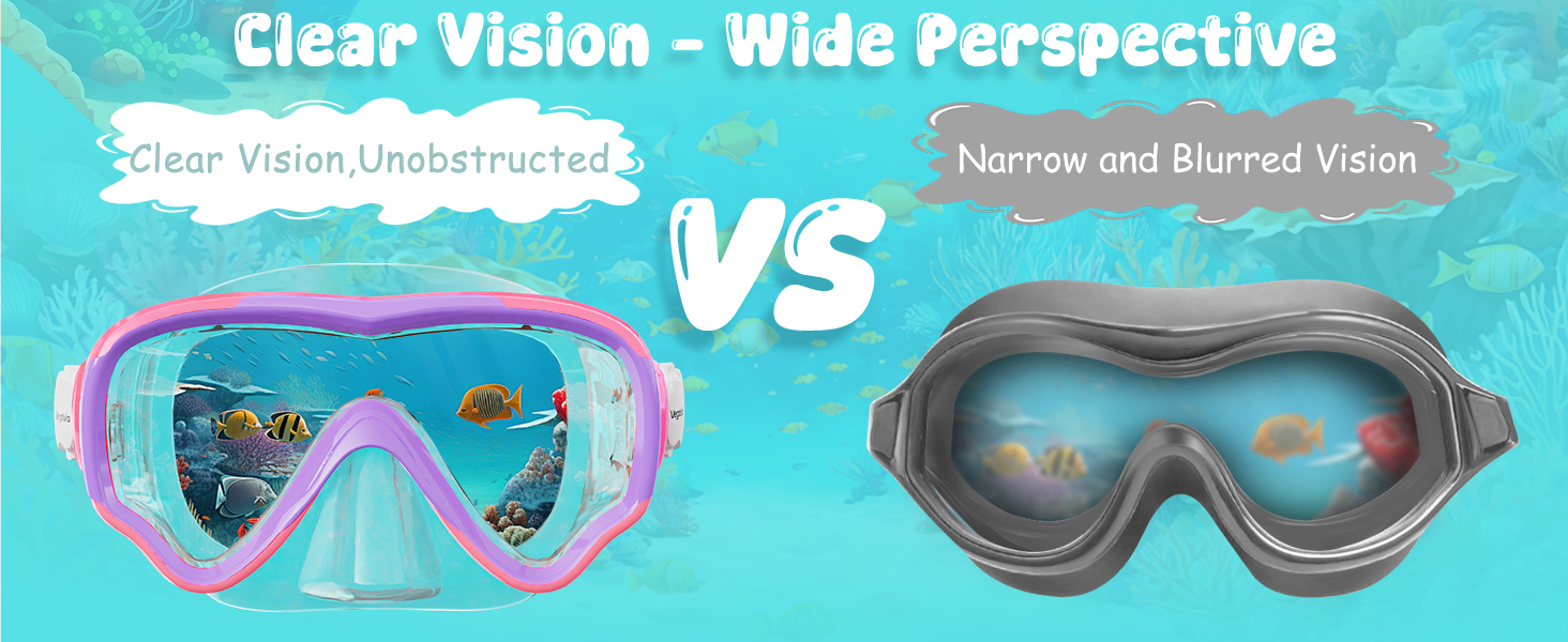 Kid goggles with nose cover