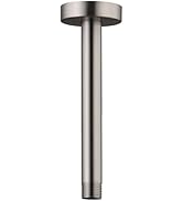 Enoughtmen Ceiling Mount Shower Arm with Flange for Rain Shower Head,Stainless Steel Straight Arm...