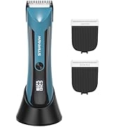 ManWills Body Hair Trimmer Men - Body Groomer, Groin Hair Trimmer for Men Waterproof Wet/Dry Use,...