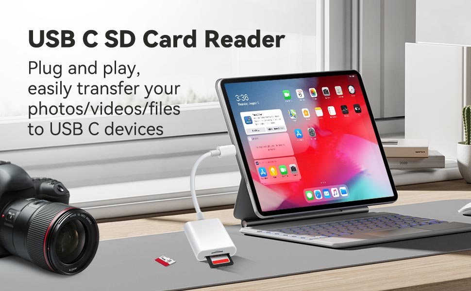 USB C SD Card Reader