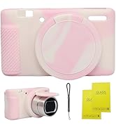 Camera Case for Sony ZV-1,ZV1 Camera Soft Case Cover Rubber Camera Sleeve with Removable Lens Cov...