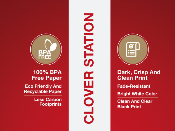 clover printer paper thermal 3 1/8
