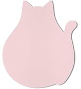 Hsxnam Funny Leather Mouse Pad Cute Cat Shape Office Desk Accessories Decor for Women Small Mouse...