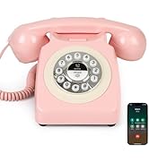 Sangyn Bluetooth Landline Phone with Handset and Speakerphone, Retro Bluetooth Home Phone, Classi...