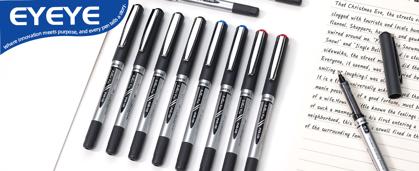 0.7mm rollerball pens medium point
