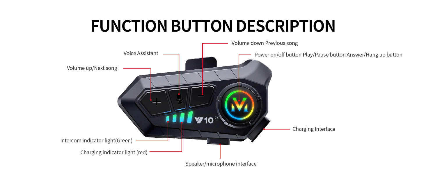 Motorcycle Helmet Bluetooth