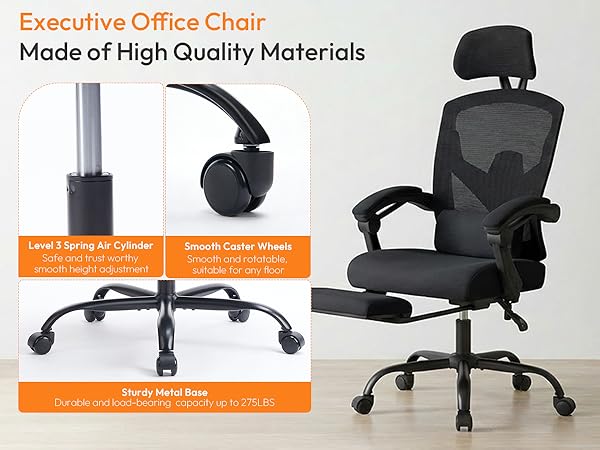 Computer Chair with Lumbar Support