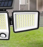 Solar Motion Lights Outdoor Waterproof - Solar Flood Wall Light for Garden Yard Patio Pathway