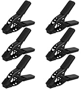 6-Piece Spring Clamps 4-inch Tarp Clamps Heavy Duty Woodworking Clips Spring Clips Metal Clamp La...
