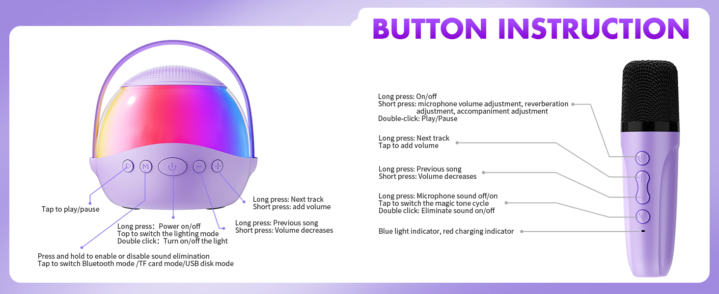 kids karaoke machine for girls