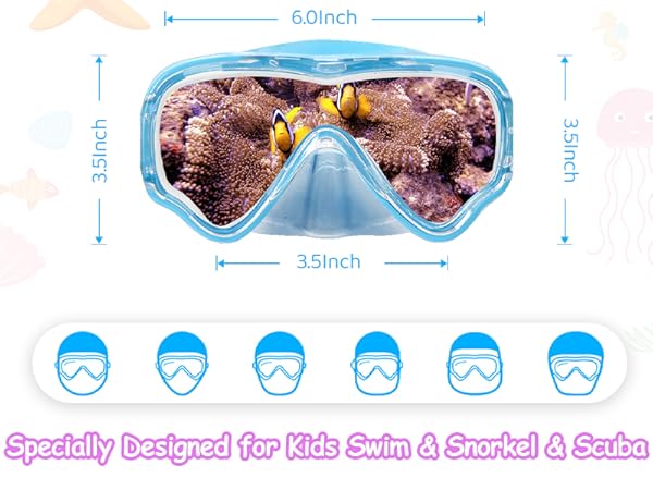 kids goggles with nose cover