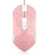 MageGee G6 Wired Gaming Mouse, Ergonomic USB Optical Mouse with 7 Colors Breathing LED Backlit, 6...