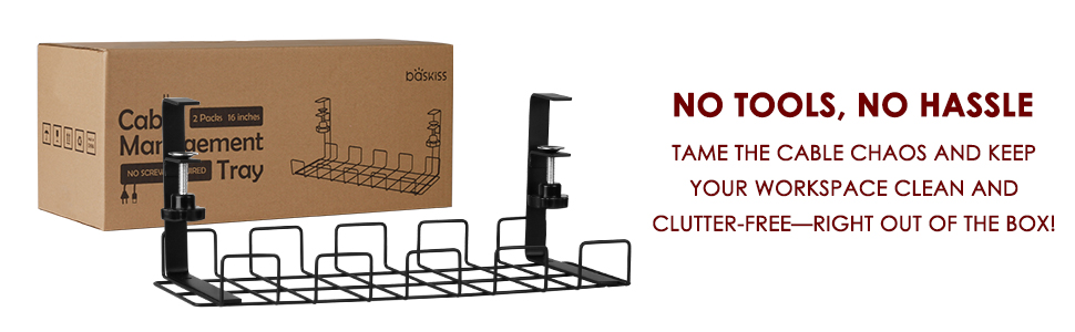 Baskiss Cable Management Tray