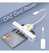 USB C CAC Reader - USB C DOD Military USB Common Access CAC Card Reader - Mini Fold and Portable ...