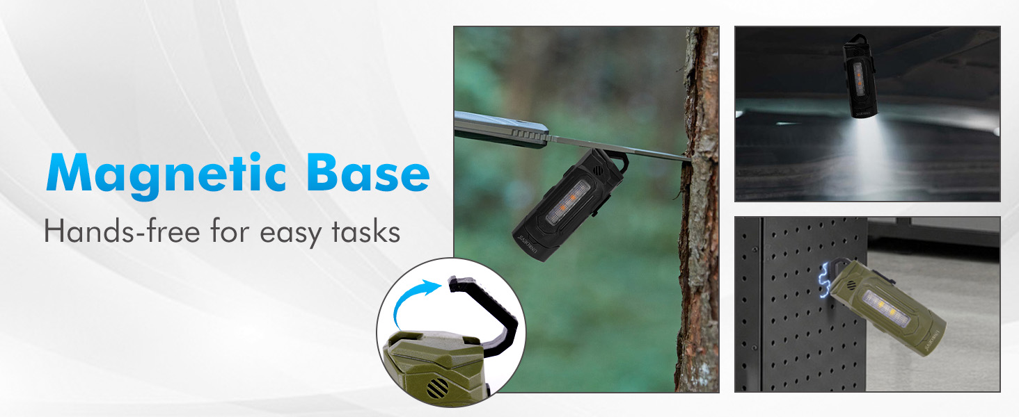 magnetic flashlight,magnetic flashlight rechargeable