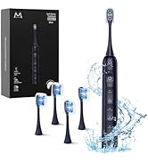 Sonic Electric Toothbrush - 180 Days on One Charge Durable Battery, 48000VPM Motor 5 Cleaning Mod...
