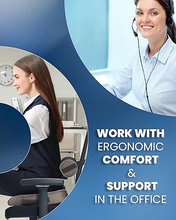 Work with ergonomic comfort and support in the office keyboard wrist rests seat cushion for chair