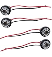 FRCVESNG 1156 Bulbs Sockets Extension Holder, Car Turn Signal Light Plug Connector Auto LED Bulb ...